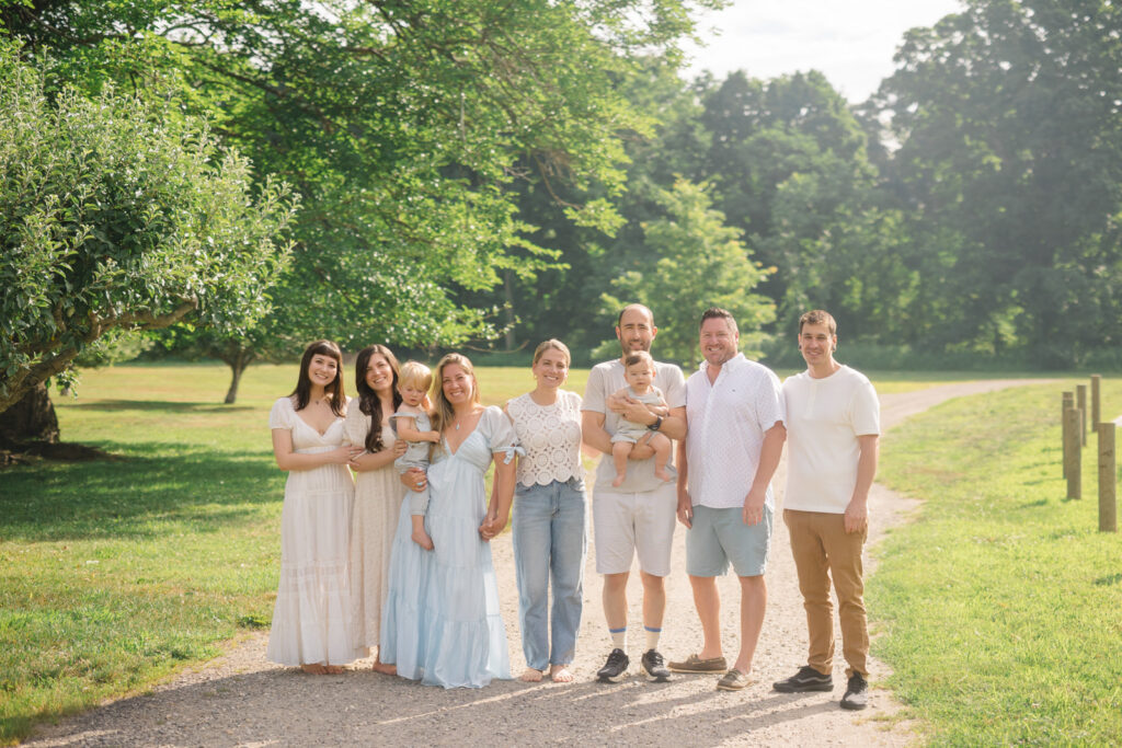 Beautiful family reunion portraits captured by a Connecticut family photographer