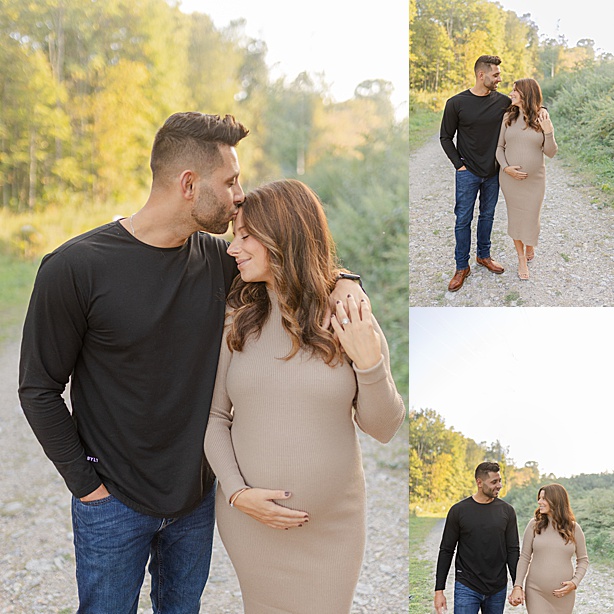 connecticut maternity photos sweater dress